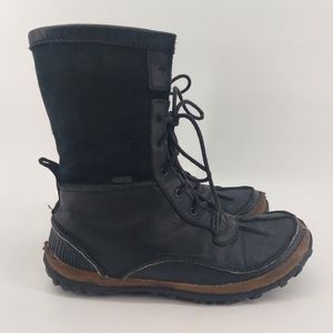 Merrell Black and Cream Winter Boots